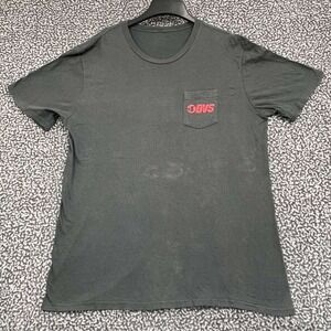 DVS Skate Shirt Men Extra Large Black Pocket Short Sleeve Crew‎ Neck XL